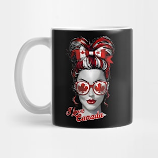 canadian woman Mug